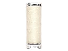 Gutermann 200m - Hvit, og Svart