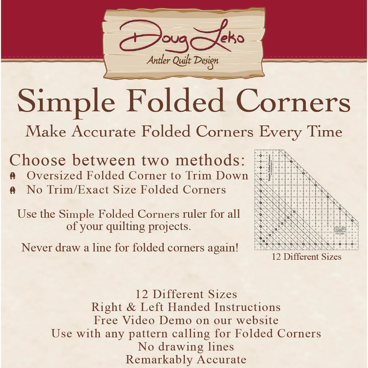 Mini Simple Folded Cornes - Doug Leko